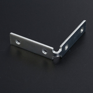 Support d'angle sans poignée Kai Shun, connecteur de meubles en fer, design moderne et épuré - Product Image 2