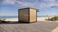Skyacross - Café mobile en conteneur préfabriqué avec panneaux sandwich, design moderne et installation facile