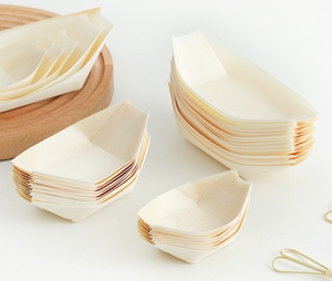 Assiette <span class=keywords><strong>en</strong></span> <span class=keywords><strong>bois</strong></span> biodégradable jetable de 6 pouces <span class=keywords><strong>en</strong></span> forme de bateau <span class=keywords><strong>avec</strong></span> <span class=keywords><strong>couvercle</strong></span> sans danger pour le réfrigérateur et pour les hôtels, le camping et le plateau <span class=keywords><strong>en</strong></span> <span class=keywords><strong>bois</strong></span> pour sushis - Product Image 6