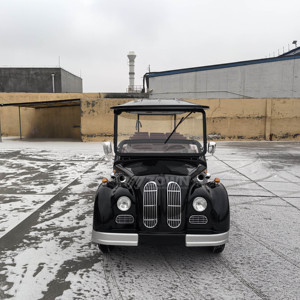 Factory Wholesale Classic Retro Electric Old Fashion 4 Wheels 6/<b>8</b> Passenger Durable Lead Acid Battery Sightseeing Car - Product Image 4