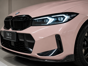 Car <b>Wrap</b> Vinyl Roll Oolong Tea <b>Pink</b> PET High Gloss 7.5mil Air Release Self Healing Full Body Automotive Color Changing Film - Product Image 5