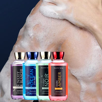 Gel douche parfumé pour homme, style philippin, fabriqué au Guangdong, au karité et vitamine E, parfum longue durée, infusé aux pétales, Water Kiss Export