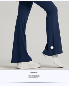 Pantalon <span class=keywords><strong>de</strong></span> yoga taille unique, leggings évasés taille haute, tissu Nuls super doux, contrôle du ventre, pantalon <span class=keywords><strong>de</strong></span> <span class=keywords><strong>sport</strong></span>, <span class=keywords><strong>prix</strong></span> <span class=keywords><strong>d</strong></span>'usine - Product Image 5