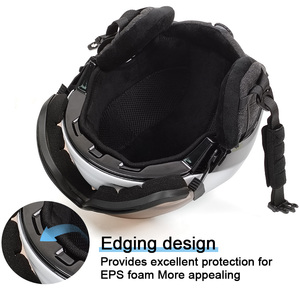 Nouveautés <span class=keywords><strong>Casque</strong></span> <span class=keywords><strong>de</strong></span> ski d'hiver CE EN1077 avec visière rétractable Sports <span class=keywords><strong>de</strong></span> plein air <span class=keywords><strong>Casque</strong></span> <span class=keywords><strong>de</strong></span> ski pour adultes Protection <span class=keywords><strong>de</strong></span> la tête pour le snowboard - Product Image 6