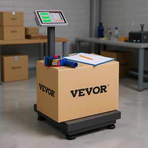 Balance de pesage numérique Vevor, capacité 660 lb, précision 0,1 lb, acier inoxydable, écran LCD, pour usage en entrepôt - Product Image 2