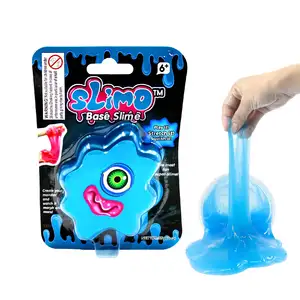 SISLAND Blue New Hot Sale Soft Slime Clear Colorful Crystal Slime Scented Stress Relief Slime