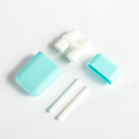 Inhalateur nasal en plastique vide à double orifice 1,8 ml*2 avec bouchon d'aspiration nasale et emballage en coton