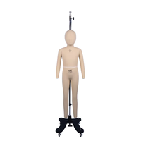Mannequin Enfant Personnalisable en Fibre de Verre Taille 122 avec Tête et Support – Offre Spéciale