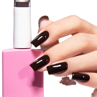 Vernis Gel UV JOUS Brun Foncé Sans HEMA, TPO & TMPTA 15ml Fini Brillant Qualité Salon pour Manucure UV/LED pour Femmes