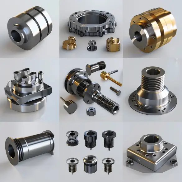 Oem Custom Anodized Parts Brass Stainless Steel Aluminum Metal Parts Cnc Milling Machining Service