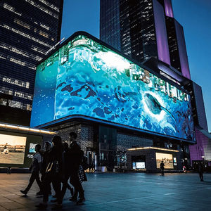 Outdoor Waterproof 3D Digital LED Display Wall for <strong>Window</strong> Rental for Events and Shows High-Tech LED Curved Led Screen - Product Image 4