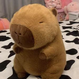 Peluche Capybara, poupée en tissu, coussin décoratif, pendentif Capybara, cadeau d'anniversaire pour fille, poupée de célébrité d'Internet - Product Image 3