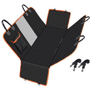 Funda Impermeable para Asiento Trasero de Coche para Perros, de Oxford 600D Antiarañazos, con Patrón Sólido, Alfombrillas de Viaje para Mascotas - Product Image 4