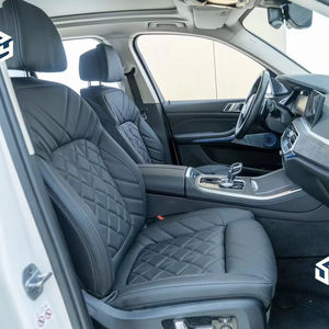 Gran oferta, funda de asiento de coche de cuero PU de lujo duradera para BMW <span class=keywords><strong>Serie</strong></span> 7, conjunto completo, cojín antideslizante Universal impermeable, modelo de corona - Product Image 1