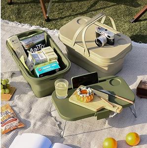 Contenedores de Almacenamiento Plegables Portátiles para Exteriores, Ecológicos, de Polipropileno Moldeado por Inyección, Aptos para Alimentos, Herméticos, de 24 Piezas, 10-20L, Venta al Por Mayor - Product Image 2