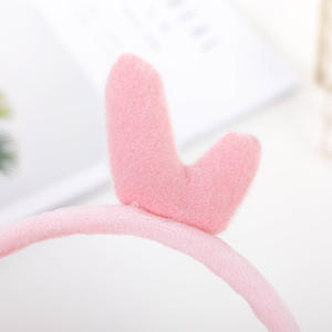 Anfamily Merry Christmas Antlers Earmuff - Style européen et américain, <span class=keywords><strong>fausse</strong></span> <span class=keywords><strong>fourrure</strong></span>, automne-hiver, confortable, moelleux, bandeau en peluche - Product Image 5