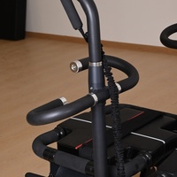 Schwarzer Aluminium Kommerzieller Core-Bed-Reformer, Verstellbar, Langlebig, Extra Breit, Multifunktional für Körper-Pilates-Studio und Gesundheit