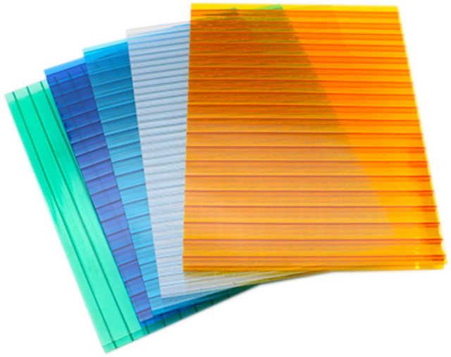 4x8ft Size 4mm Corrugated Polycarbonate PC Panel  Sheet