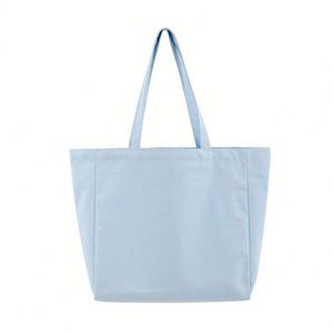 Sac fourre-tout en toile de coton vierge écologique personnalisé pour femme, idéal pour le shopping – Vente en gros - Product Image 5