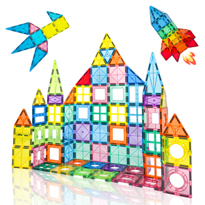 Venta caliente <span class=keywords><strong>Mini</strong></span> Material ABS Juguetes educativos Colorido 3D Azulejos magnéticos Bloques de construcción para niños - Product Image 1