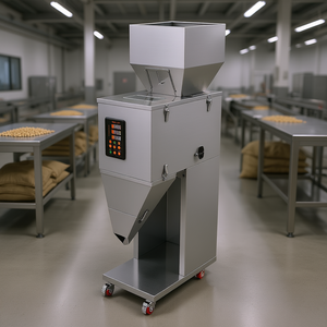 Machine de remplissage automatique en acier inoxydable avec contrôle PLC, capacité 10-1000g, pour remplissage de grains électrique - Product Image 2