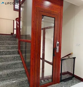 定制颜色1-4层室内家用电梯一人残障住宅小型家用电梯