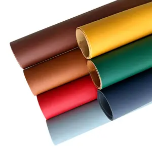 Thicknesses 1MM Solid Color Leather for making Leather shoes and heels and cross body bag PU Leather