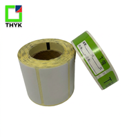 Étiquette de code-barres THYK en verre Low-E anti-ghosting, protection anti-UV, résistante à l'huile, en PVC, modèle 1001, 100x80mm, pour supermarché