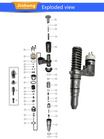 Injecteur de carburant 204-2067 2042067 Injecteur de carburant pour moteur diesel 10r-6162 10r6162 pour Cat C15 C18c13c323406e 3512b