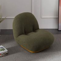 Design mignon Sherpa tissu luxe chaise d'appoint siège de loisirs pivotant unique pour salon salon chambre maison hôtels