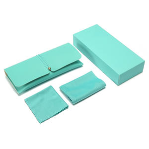 עיצוב חדש מותאם אישית מובלט לוגו מובלט עבור משקפי שמש אריזת אופנה משקפיים עם בד כיס - Product Image 1