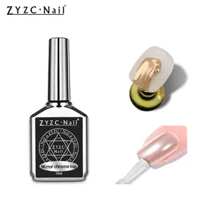 Custom Private Label polvere e colla per unghie Gel Top Coat/cappotto di Base senza salviettine gel smalto per Nail art