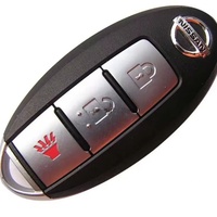 Clé intelligente LAUNCH LS4-NISN-01 compatible avec Nissan, clé de remplacement, carte intelligente, 4 boutons