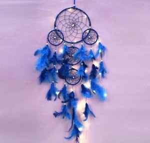 Boho Dream Catcher Handmade Traditional Feather Wall Hanging Home Decoration Blessing Decor <b>Ornament</b> Gift Bedroom Hanging - Product Image 5