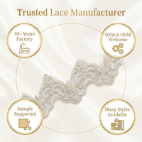 Dentelle Organza Moderne de Style Européen avec Broderie Florale en Fil Doré et Argenté, Filament de Polyester pour Robes de Mariée et Sous-vêtements