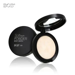 BOB-polvo compacto Natural, Etiqueta Privada, OEM, polvo facial compacto, base de maquillaje prensado