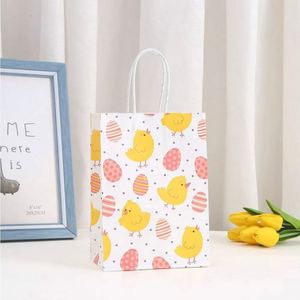 Vente flash - Sacs en papier kraft écologiques personnalisés, sacs à main pliables réutilisables avec poignée en corde, sacs cadeaux personnalisés pour les achats - Product Image 6