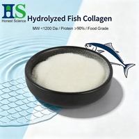 Collagène de poisson hydrolysé de peau et d'écailles de tilapia pour complément alimentaire de qualité alimentaire