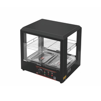 Vitrine chauffante électrique en acier inoxydable 304 CHUANGYU, vitrine chauffante pour tarte, vitrine chauffante pour aliments chauds, vitrine chauffante pour poulet frit