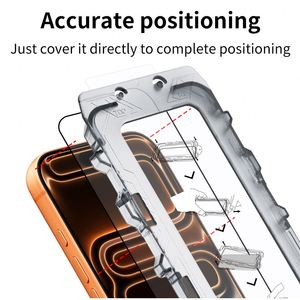 Protector de Pantalla de Vidrio Templado Transparente 2.5D Ultrafino Anti-Espía 9H con Herramienta de Alineación Automática para la Serie 17 - Product Image 2