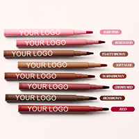 Nouveaux arrivages Vente chaude Preuve des taches Contour des lèvres Taches de lèvres Liquide Lip Liner Vegan Private Label Lipliner 12 heures