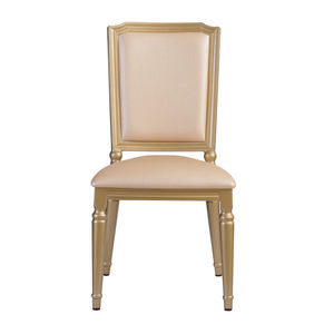 Sillas Modernas de Metal para Banquetes <span class=keywords><strong>y</strong></span> Eventos, Sillas Apilables Estilo Madera para Restaurante Louis, para Bodas <span class=keywords><strong>y</strong></span> Fiestas - Product Image 2