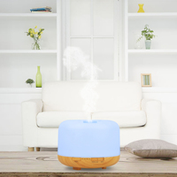 Humidificateur d'huile essentielle d'arôme ultrasonique de 500ml diffuseur de table électrique pour humidificateur de qualité de l'air en plastique d'hôtel à la maison