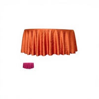 Nappe Ronde Moderne Non Tissée Dorée 180 g/m² en Tissu Polyester Fantaisie 120 Pouces pour Événements, Mariages et Maison