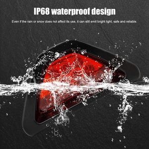 Lampu Rem Mobil Universal 12 <span class=keywords><strong>LED</strong></span> 12V Model F1 Merah Kedip Strobo Lampu Peringatan Darurat untuk Sepeda Motor - Product Image 5