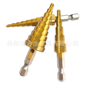 Brocas escalonadas métricas Mr Drill de 3-12/4-12/4-20 mm con vástago hexagonal y recubrimiento de TiCN para metales no ferrosos - Product Image 2