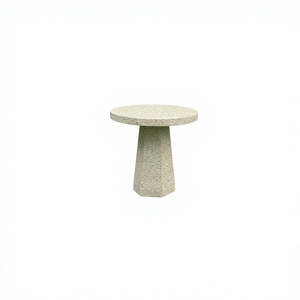 Traditional Terrazzo Concrete <b>Coffee</b> <b>Table</b> Durable Handmade Easy Clean Antique Indoor/Outdoor Patio Living Room Furniture Home - Product Image 1