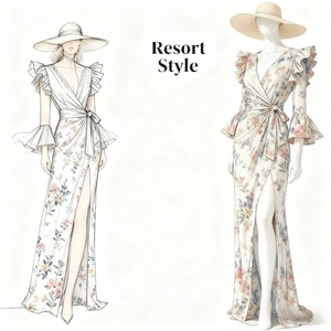 S-XL Ingrosso Primavera Europa America <span class=keywords><strong>Vintage</strong></span> Maniche Lunghe Stampa Francese Ampio Pendolo con Coulisse Vestito Slim - Product Image 5