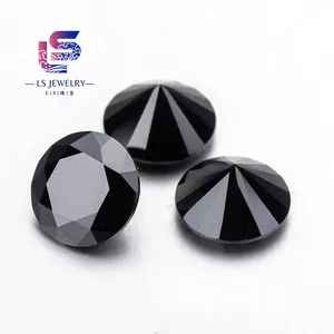 Black Beads Synthetic Loose Moissanite Loose Diamond Flawless Gra Moissanite