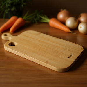 Planche à découper en bambou Metaltex 12x8 pouces avec poignée pour usage en cuisine - Product Image 3